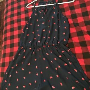 Watermelon Navy Romper M